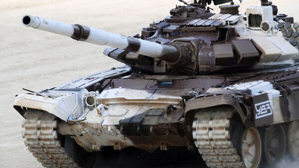 Un tanque durante los Army Games - Sputnik Mundo