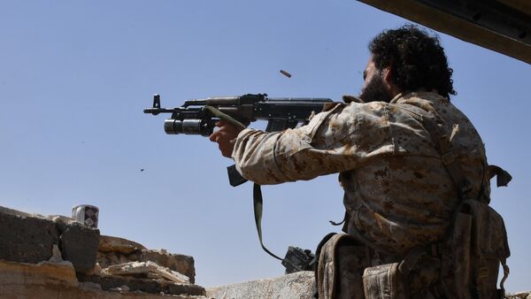 Combatientes de la Guardia Republicana Siria en Deir Ezzor, Siria - Sputnik Mundo