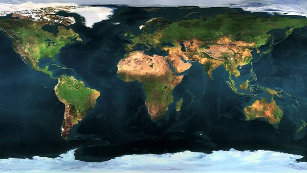 Un mapa de la Tierra (imagen referencial) - Sputnik Mundo