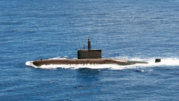 Submarino surcoreano Chang Bogo perteneciente al proyecto Type 209 (imagen referencial) - Sputnik Mundo