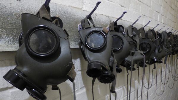 Máscaras antigás (archivo) - Sputnik Mundo