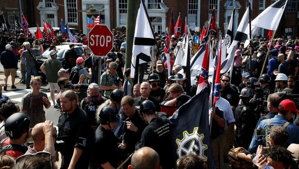 Manifestación ultraderechista en Charlottesville, EEUU - Sputnik Mundo