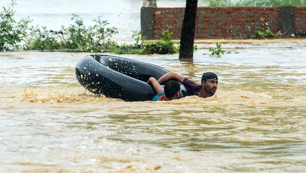 Inundaciones en Nepal - Sputnik Mundo