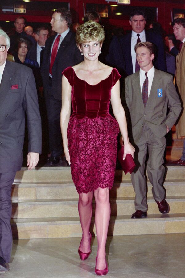 Diana antes de un acto en el Lille Congress Hall, en noviembre de 1992 - Sputnik Mundo