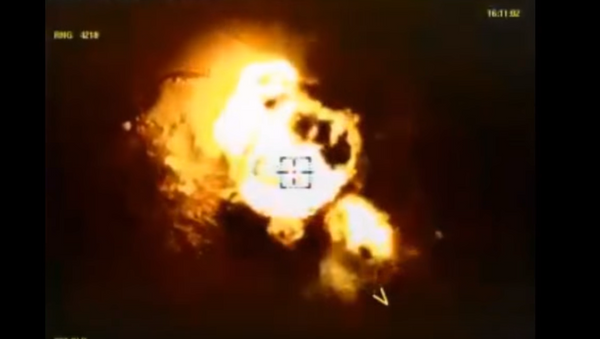 La aviación rusa fulmina a los yihadistas de Daesh (vídeo) - Sputnik Mundo