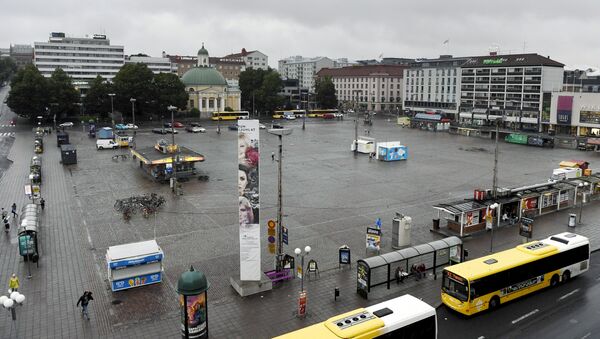 La situación en Turku, Finlandia - Sputnik Mundo