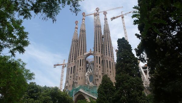 Sagrada Familia, la obra de Antonio Gaudí en Barcelona (archivo) - Sputnik Mundo