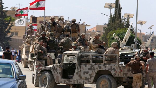 El Ejército del Líbano en Ras Baalbek - Sputnik Mundo