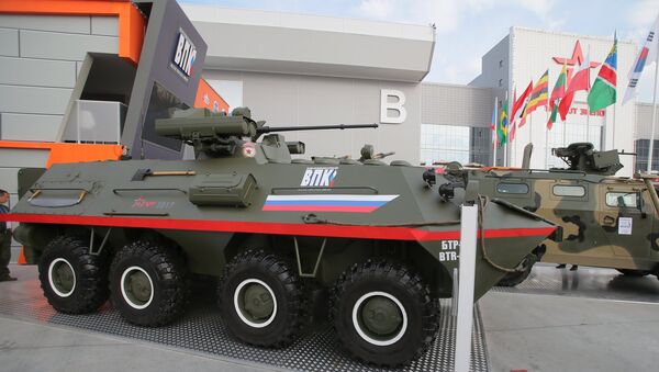 El vehículo blindado BTR-87 - Sputnik Mundo