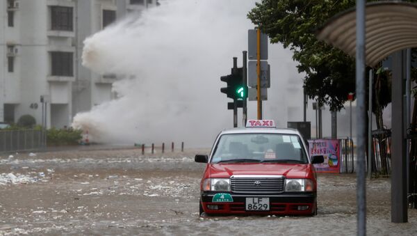 El tifón Hato en Hong Kong - Sputnik Mundo