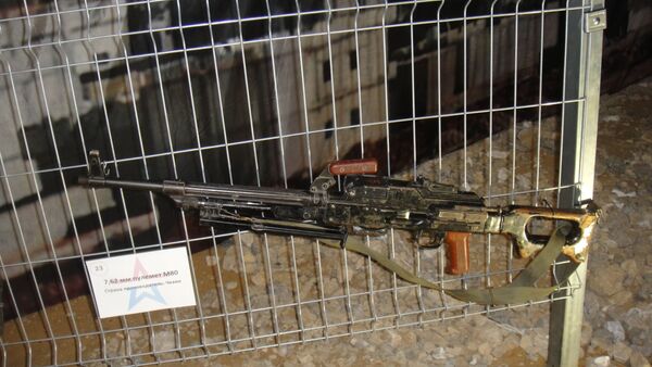 Ametralladora M80 (Chequia) arrebatada a grupos radicales en Siria y expuesta en Rusia en el marco del Foro Internacional Army 2017. - Sputnik Mundo