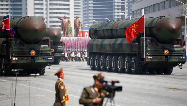 Misiles intercontinentales balísticos de Corea del Norte (archivo) - Sputnik Mundo