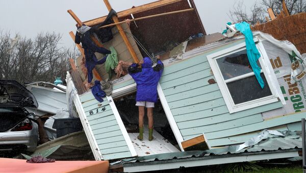 Consecuencias del huracán Harvey en Luisiana - Sputnik Mundo