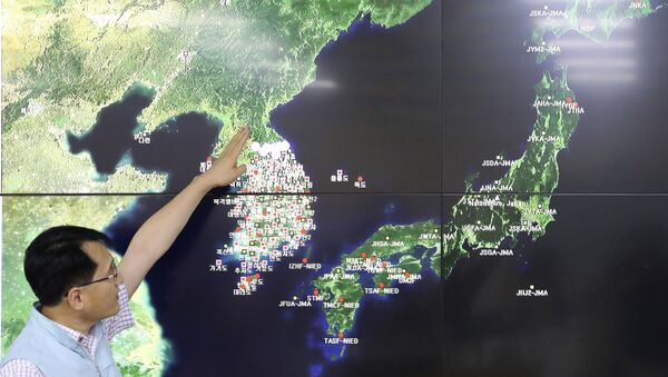 La península coreana en el mapa - Sputnik Mundo