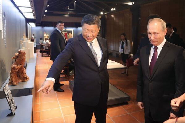 La visita del presidente ruso Vladímir Putin a China - Sputnik Mundo