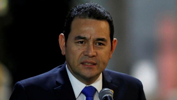 El presidente de Guatemala, Jimmy Morales - Sputnik Mundo