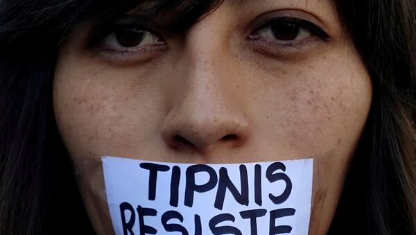 Activista en contra de las políticas del Gobierno boliviano en el TIPNIS - Sputnik Mundo