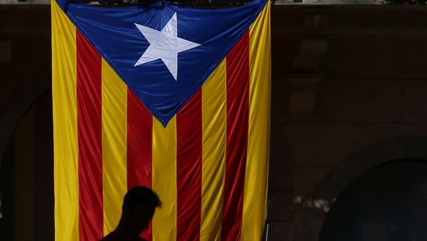 'Estelada', bandera separatista de Cataluña - Sputnik Mundo