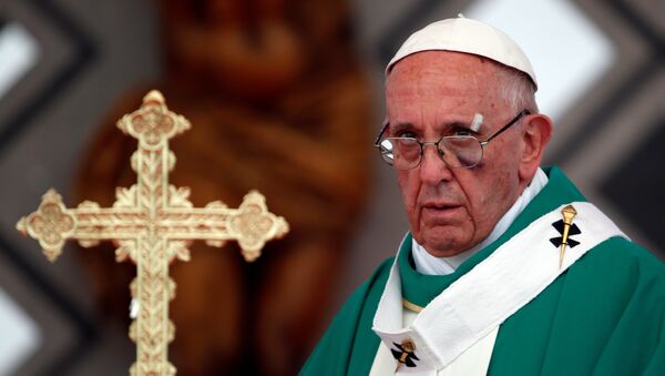 El papa Francisco en Cartagena - Sputnik Mundo
