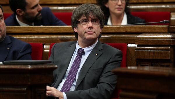 Carles Puigdemont, expresidente de Cataluña (archivo) - Sputnik Mundo