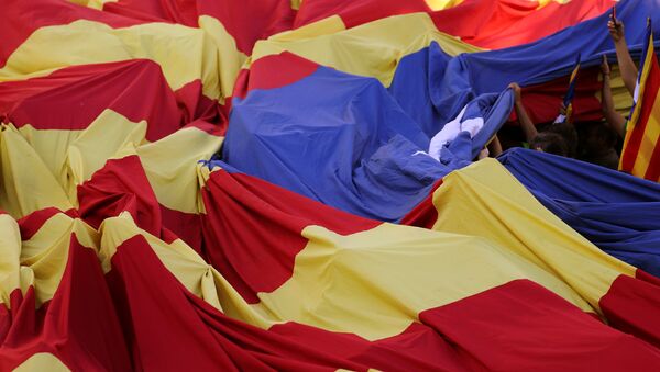 'Estelada', la bandera separatista de Cataluña - Sputnik Mundo