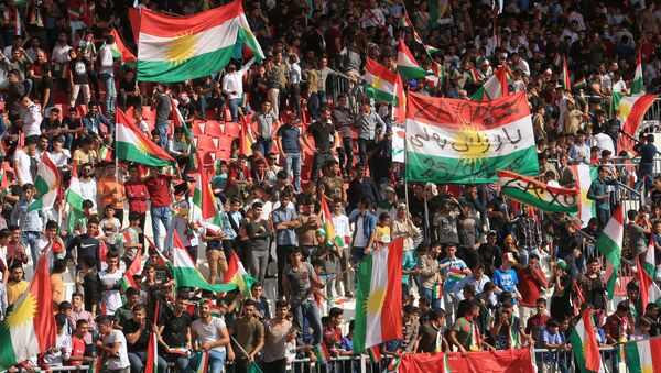 Partidarios del referéndum en el Kurdistán iraquí - Sputnik Mundo