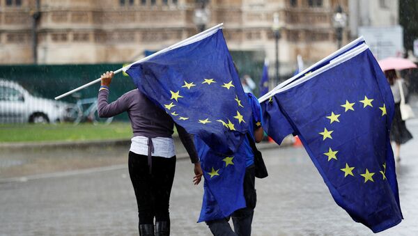 Banderas de la UE - Sputnik Mundo