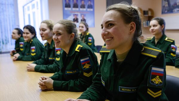 Estudiantes de una academia militar rusa - Sputnik Mundo