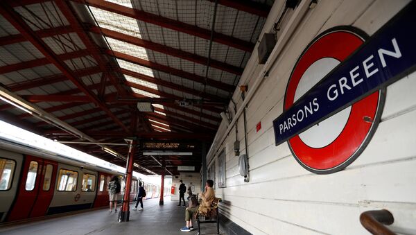 Estación de metro 'Parsons Green' en Londres, Reino Unido - Sputnik Mundo