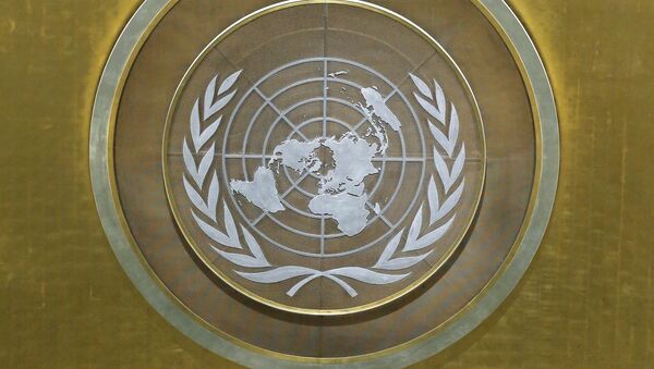 El logo de la ONU - Sputnik Mundo