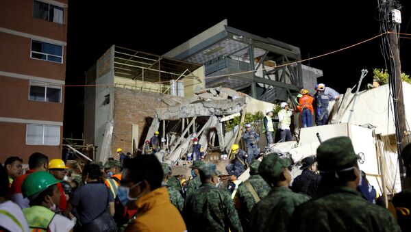 Consecuencias del terremoto en México - Sputnik Mundo