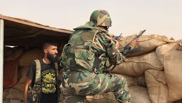 Militares sirios en Deir Ezzor - Sputnik Mundo