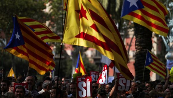 Protestas en Cataluña - Sputnik Mundo