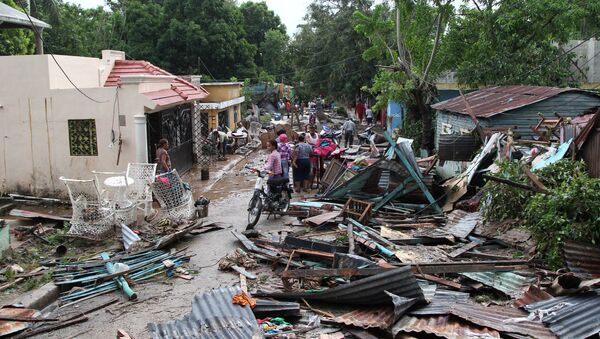 Las consecuencias del huracán María en República Dominicana - Sputnik Mundo