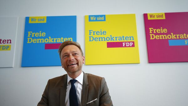 Christian Lindner, el líder del padrido Democrático Libre de Alemania (FDP) - Sputnik Mundo