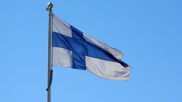 Bandera de Finlandia (imagen referencial) - Sputnik Mundo