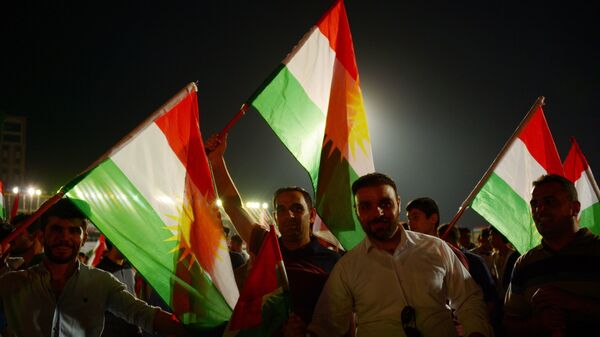 Partidarios de la independencia de Kurdistán - Sputnik Mundo