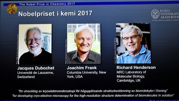 Tres investigadores, ganadores del Premio Nobel de Química 2017 - Sputnik Mundo