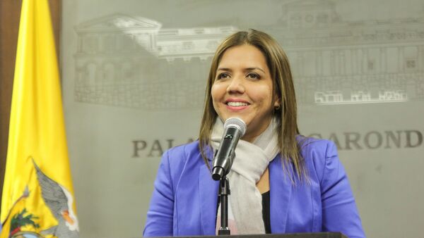 María Alejandra Vicuña, vicepresidenta de Ecuador (archivo) - Sputnik Mundo