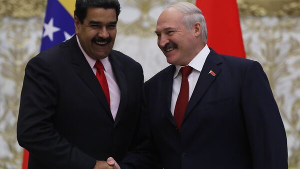 El presidente de Venezuela, Nicolás Maduro, y el presidente de Bielorrusia, Alexandr Lukashenko - Sputnik Mundo
