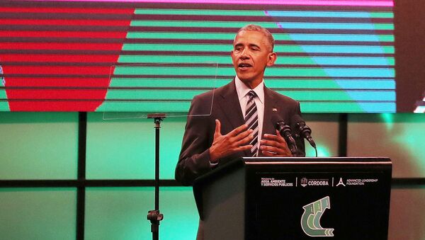 Barack Obama, expresidente de EEUU durante su visita a Argentina - Sputnik Mundo