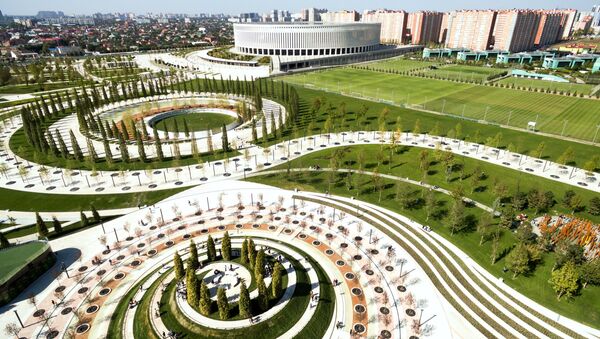 Nuevo parque de la ciudad de Krasnodar, Rusia - Sputnik Mundo
