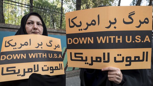 Demonstración anti-EEUU en Teherán, Irán (archivo8 - Sputnik Mundo