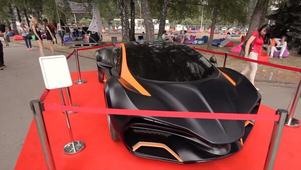 Un automóvil superdeportivo ucraniano 'Himera Q' - Sputnik Mundo