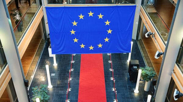 Bandera de la UE (imagen referencial) - Sputnik Mundo