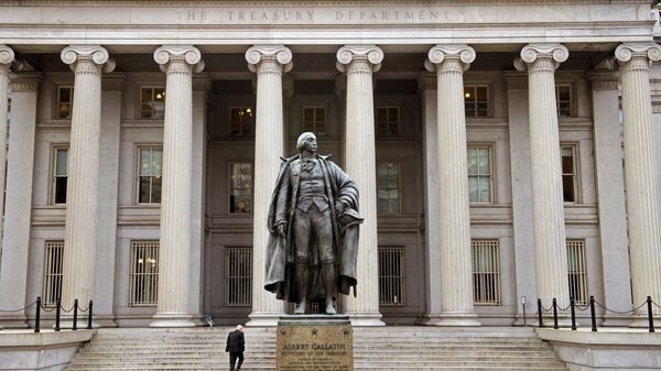 El edificio del Departamento de Tesoro de EEUU (imagen referencial) - Sputnik Mundo