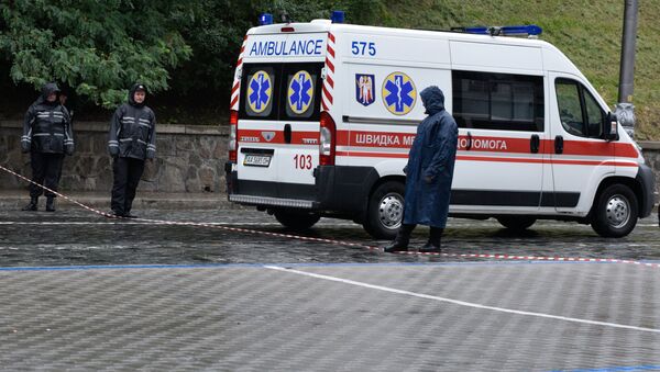 Una ambulancia ucraniana (archivo) - Sputnik Mundo