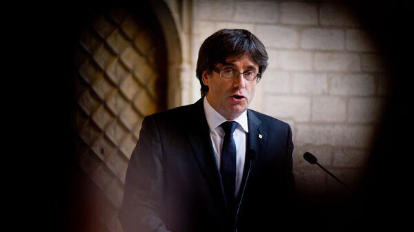 Carles Puigdemont, el expresidente del Gobierno catalán (archivo) - Sputnik Mundo