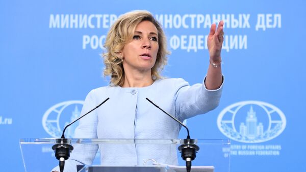 María Zajárova, portavoz oficial del ministerio de Asuntos Exteriores de Rusia - Sputnik Mundo