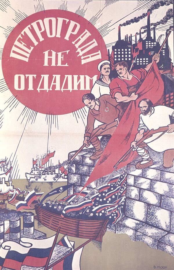 'El huracán de Octubre': los carteles de los primeros años del poder soviético - Sputnik Mundo